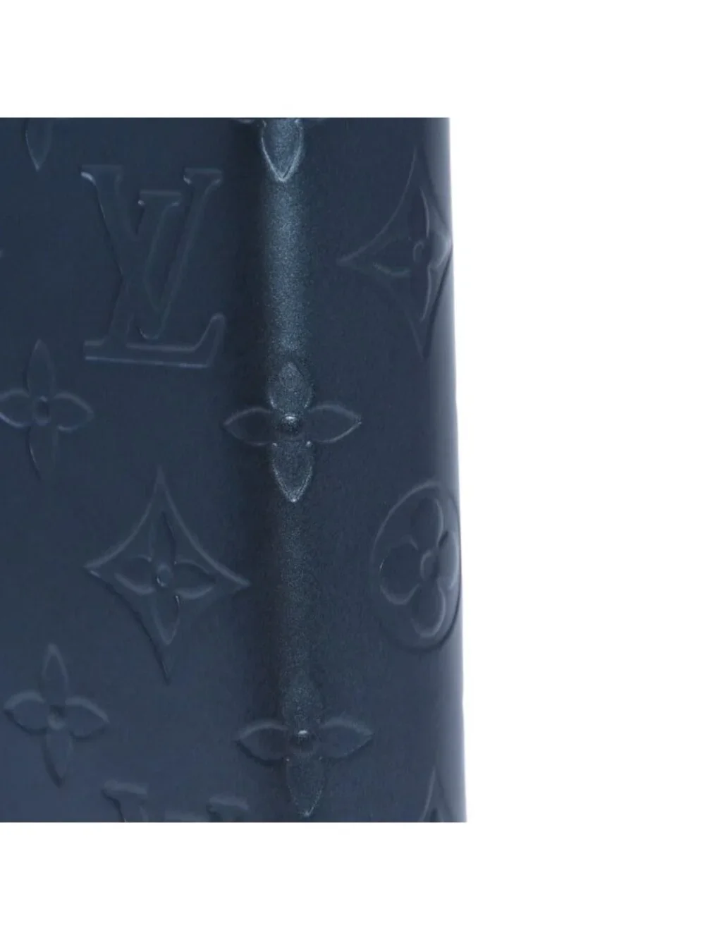 Louis Vuitton Agenda MM Monogram Matte Notebook Cover Metallic Noir Leather